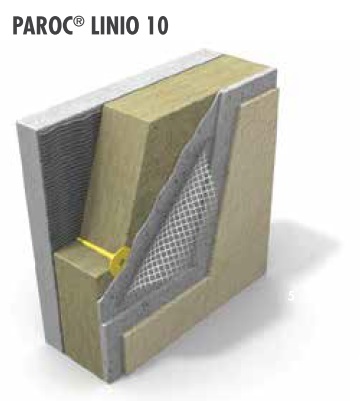 Paroc Linio 10 монтаж